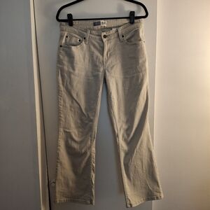 Signature Levis Strauss & Company Women's Beige Bootcut Jeans